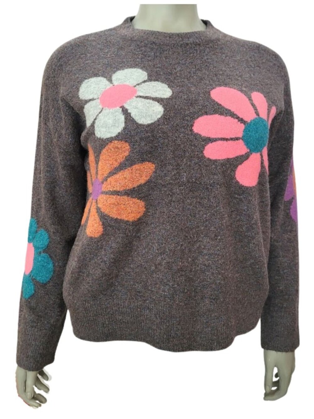 NATURAL LIFE "Everyone's Favorite Sweater" Boxy Crewneck Sweater - Women's M